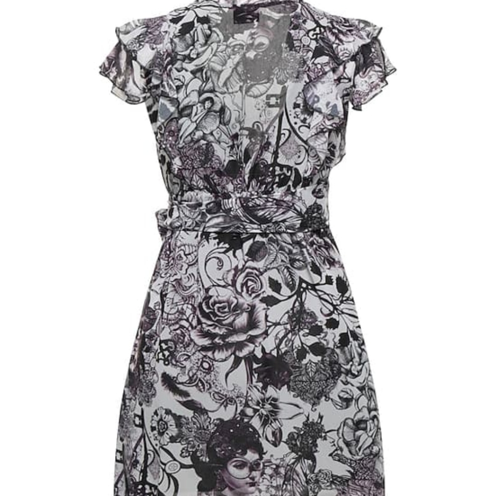 Monochrome mini dress🖤🤍🖤🤍